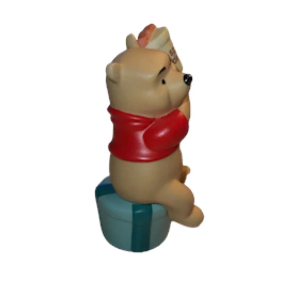 Pooh Newborn Is For A Happy Start Figurine Pooh and Friends Cake Topper